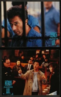 8g133 HERO 12 French LCs 1993 Dustin Hoffman, Geena Davis, Andy Garcia, Joan Cusack, Tom Arnold!