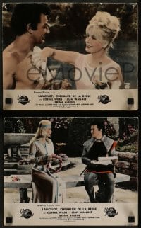 8g313 LANCELOT & GUINEVERE 6 French LCs 1964 Cornel Wilde, different art by Jean-Claude Ghirardi!