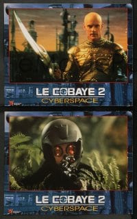 8g139 LAWNMOWER MAN 2 12 French LCs 1996 sci-fi sequel, cool design, Beyond Cyberspace!