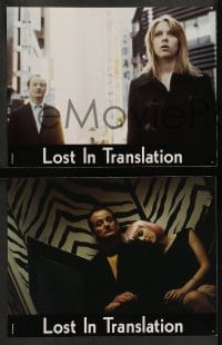 8g220 LOST IN TRANSLATION 8 French LCs 2003 Bill Murray & Scarlett Johansson in Tokyo, Sofia Coppola