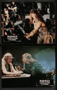 8g141 MAD MAX BEYOND THUNDERDOME 12 French LCs 1985 images of Mel Gibson & Tina Turner!