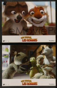 8g227 OVER THE HEDGE 8 French LCs 2006 cool DreamWorks animal cartoon adventure comedy!
