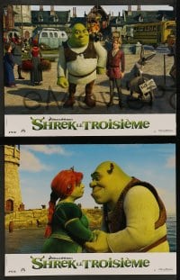 8g236 SHREK THE THIRD 8 French LCs 2007 cool different images of top characters!