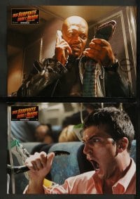 8g238 SNAKES ON A PLANE 8 French LCs 2006 Samuel L. Jackson, Julianna Margulies, campy thriller!