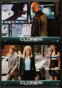 8g294 SURROGATES 6 French LCs 2009 Radha Mitchell, Rosamund Pike, cool images of Bruce Willis!