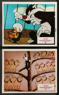 8g296 TITI GROSMINET ET LEURS AMIS 6 French LCs 1970s Sylvester & Tweetybird animation!