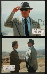 8g152 TWO JAKES 12 French LCs 1991 cool images of Jack Nicholson, sexy Madeleine Stowe!