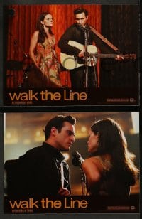 8g253 WALK THE LINE 7 French LCs 2006 Joaquin Phoenix as Johnny Cash, Reese Witherspoon as Carter!