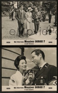 8g115 WHO ARE YOU MR SORGE 15 French LCs 1961 Mario Adorf, Nadine Basile, cool images!