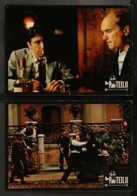 8g068 GODFATHER PART II 8 German LCs 1975 Al Pacino in Francis Ford Coppola classic crime sequel!