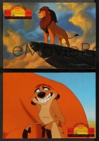 8g092 LION KING 5 German LCs 94 classic Disney cartoon set in Africa, Timon & Pumbaa!