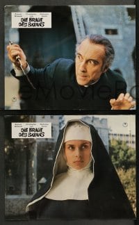 8g053 TO THE DEVIL A DAUGHTER 16 German LCs 1976 Richard Widmark, Christopher Lee, Nastassja Kinski