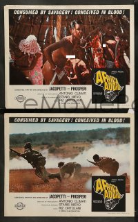 8g011 ADIOS AFRICA 4 Italian LCs 1967 Africa Addio, every scene looks you straight in the eye & spits!