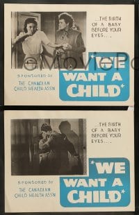 8g006 WE WANT A CHILD 5 Canadian LCs 1954 Danish pro-life, the wondrous story of human birth!
