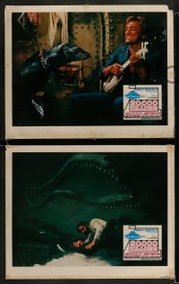 8g018 20,000 LEAGUES UNDER THE SEA 5 Mexican LCs R1970s Jules Verne, cool border art, Kirk Douglas!