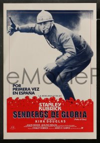 8g038 PATHS OF GLORY 12 Spanish LCs 1986 Stanley Kubrick, great images of Kirk Douglas in WWI!