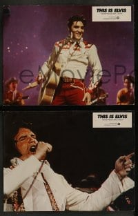 8g040 THIS IS ELVIS 12 French LCs 1981 Elvis Presley rock 'n' roll biography, The King!