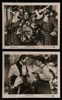 8h910 CASANOVA'S BIG NIGHT 2 8x10 stills 1954 both with great images of Bob Hope as Pippo Popolino!