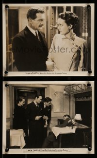 8h933 I AM A THIEF 2 8x10 stills 1934 great images of Mary Astor, Ricardo Cortez & Irving Pichel!