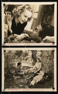 8h936 IN NAME ONLY 2 8x10 stills 1939 cool images of beautiful Carole Lombard w/Cary Grant & child!