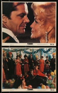 8h211 TOMMY 2 8x10 mini LCs 1975 The Who, Jack Nicholson, Ann-Margret, cool rock 'n' roll images!