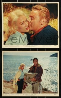 8h085 ACTION OF THE TIGER 8 color 8x10 stills 1962 Van Johnson & Martine Carol try to escape conspiracy!