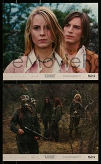 8h095 BLACK MOON 8 8x10 mini LCs 1975 Louis Malle, Therese Giehse, one with Joe Dallesandro!