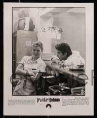 8h283 FRANKIE & JOHNNY 13 8x10 stills 1991 great images of Al Pacino & sexy Michelle Pfeiffer!