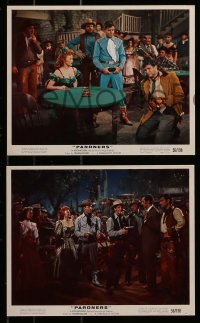 8h199 PARDNERS 3 color 8x10 stills 1956 images of cowboys Jerry Lewis & Dean Martin!