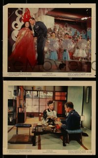 8h194 SAYONARA 4 color 8x10 stills 1957 great images of Marlon Brando, Miiko Taka!