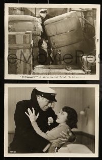 8h554 STOWAWAY 7 8x10 stills 1932 great images of sexiest Fay Wray, Leon Waycoff, Roscoe Karns!