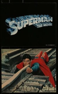 8h082 SUPERMAN 9 color deluxe 8x10 stills 1978 Christopher Reeve, Margot Kidder, Ford, Thaxter!