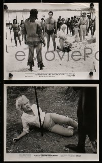 8h332 TARZAN & THE GREAT RIVER 11 8x10 stills 1967 Mike Henry in the title role as King of the Jungle