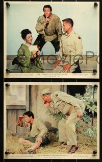 8h076 TEAHOUSE OF THE AUGUST MOON 12 color 8x10 stills 1956 Marlon Brando, Machiko Kyo, Glenn Ford!