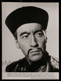 8h992 VENGEANCE OF FU MANCHU 2 from 7.5x10 to 8x10 stills 1968 Asian villain Christopher Lee!