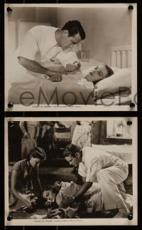 8h829 YOUNG DR. KILDARE 4 8x10 stills 1938 Lew Ayres, Lionel Barrymore & Lynne Carver!