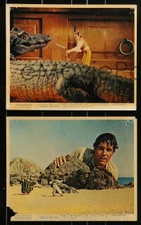 8h063 3 WORLDS OF GULLIVER 6 color English FOH LCs 1960 Harryhausen classic, giant Kerwin Mathews!