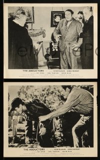 8h011 ABDUCTORS 5 English FOH LCs 1957 Victor McLaglen, George Macready, Fay Spain!