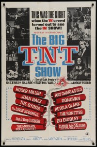 8j094 BIG T.N.T. SHOW 1sh 1966 all-star rock & roll, traditional blues, country western & rock!