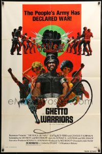 8j098 BLACK GESTAPO 1sh 1975 Ken Barr art, Ghetto Warriors, The New Master Race!