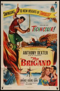 8j115 BRIGAND 1sh 1952 Anthony Dexter, Jody Lawrance, Alexandre Dumas, different images!