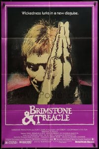 8j117 BRIMSTONE & TREACLE 1sh 1982 Richard Loncraine directed thriller, art of Sting!
