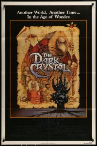 8j199 DARK CRYSTAL 1sh 1982 Jim Henson & Frank Oz, Richard Amsel fantasy art!