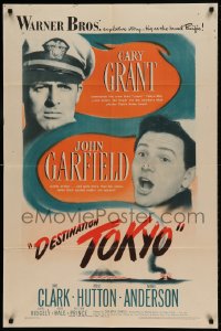 8j221 DESTINATION TOKYO 1sh 1943 Cary Grant & John Garfield in World War II, Delmer Daves!