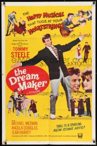 8j246 DREAM MAKER 1sh 1964 Tommy Steele, Michael Medwin, Don Sharp, English musical!