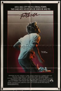 8j295 FOOTLOOSE 1sh 1984 competitive dancer Kevin Bacon has the music on his side!