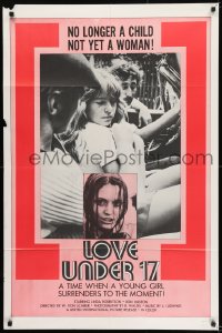 8j516 LOVE UNDER 17 1sh 1972 Liebe Unter Siebzehn, Linda Robertson, not a child, not yet a woman!