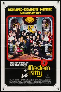 8j524 MADAM KITTY 1sh 1976 x-rated, depraved, decadent, damned, sex is not only an art but a weapon