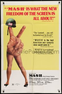 8j545 MASH 1sh 1970 Elliott Gould, Korean War classic directed by Robert Altman!