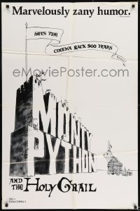 8j568 MONTY PYTHON & THE HOLY GRAIL 1sh 1975 Terry Gilliam, John Cleese, art of Trojan bunny!